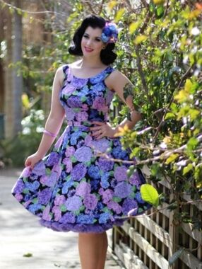 Heart Of Haute Hydrangea Dress